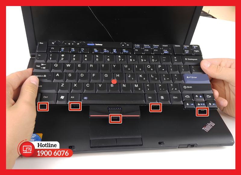 Laptop Lenovo bị hỏng bàn phím