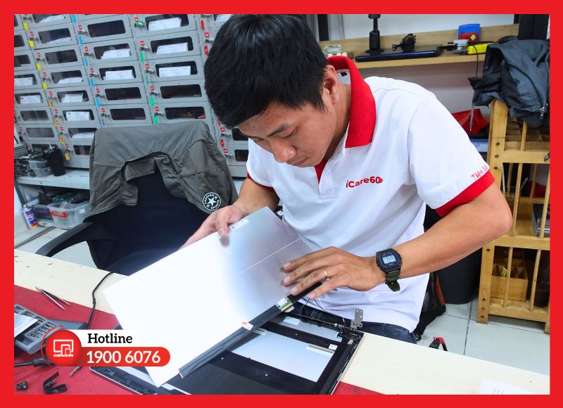 Quy trình thay màn hình cho laptop Lenovo chuyên nghiệp tại iCare Center