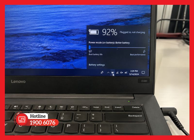 Lỗi “plugged in, not charging”