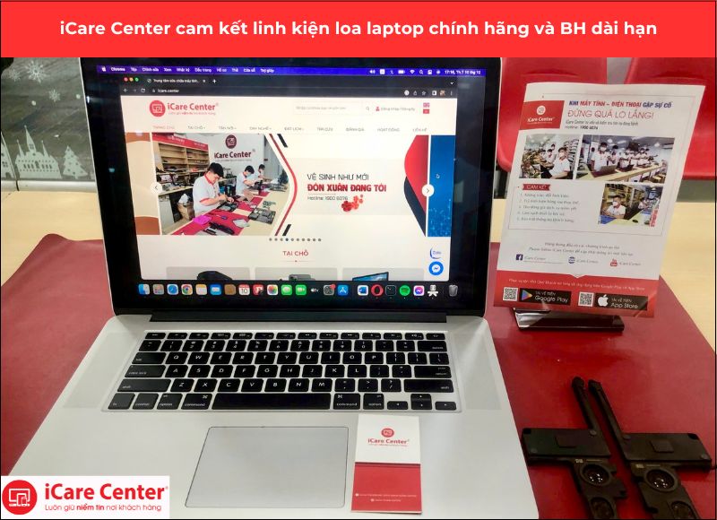 thay loa laptop lenovo - icare center 11
