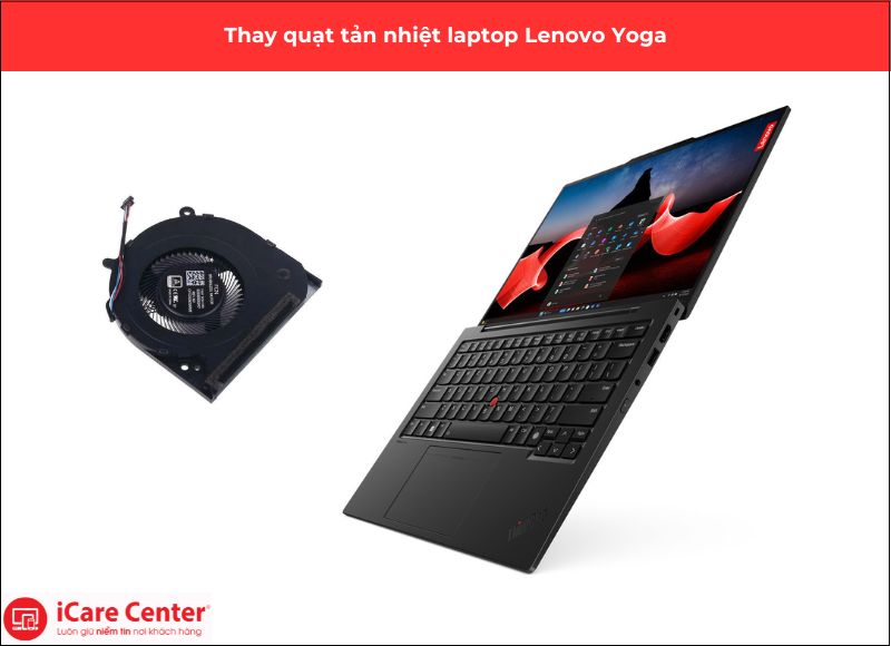 thay quạt tản nhiệt laptop lenovo yoga