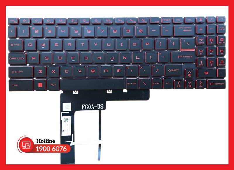 Bàn phím laptop MSI Gaming