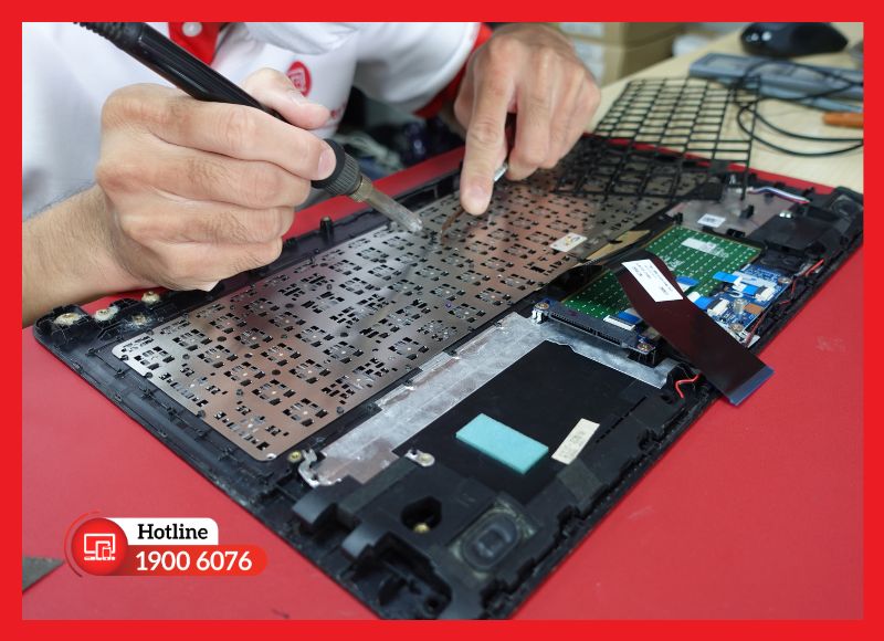 Quy trình thay bàn phím laptop MSI chuyên nghiệp