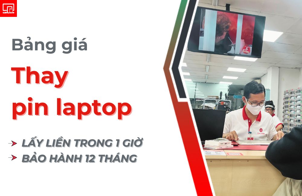 dịch vụ thay pin laptop