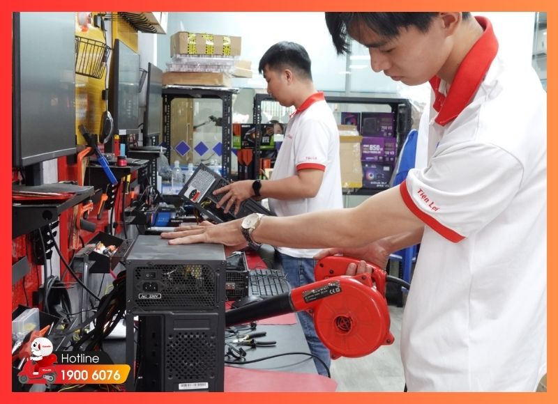 Quy trình iCare Center kiểm tra và xử lý nguồn máy tính đồng bộ theo chuẩn kỹ thuật