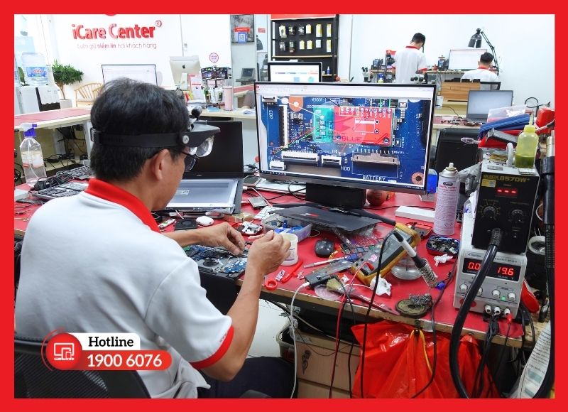 Quy trình sửa main laptop Dell tại iCare Center