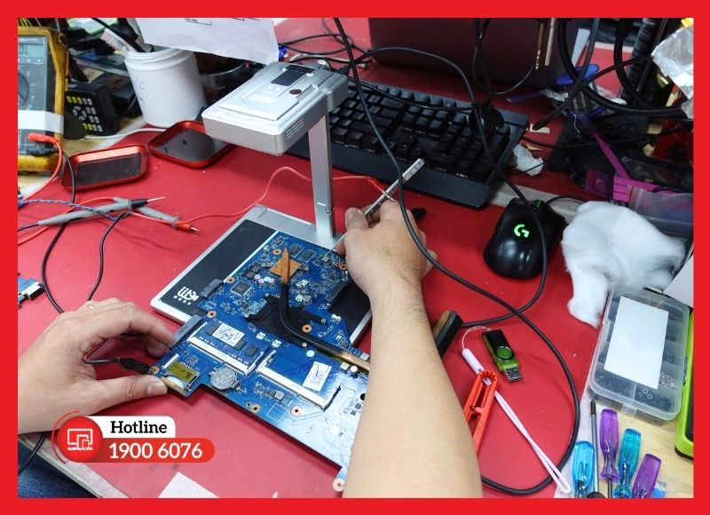 Sửa mạch nguồn, mạch sạc trên main Lenovo