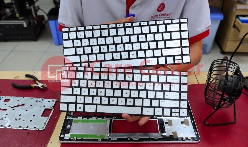 Hư hỏng bàn phím gây cản trở quá trình sử dụng laptop