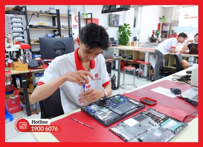 Quy trình thay vỏ laptop lấy liền tại iCare Center