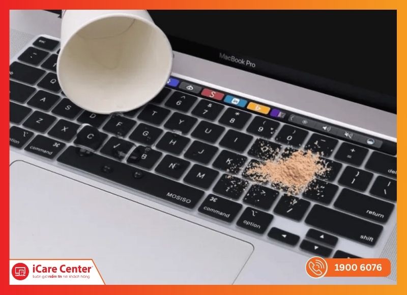 Nguyên nhân phổ biến khiến bàn phím MacBook hư hỏng