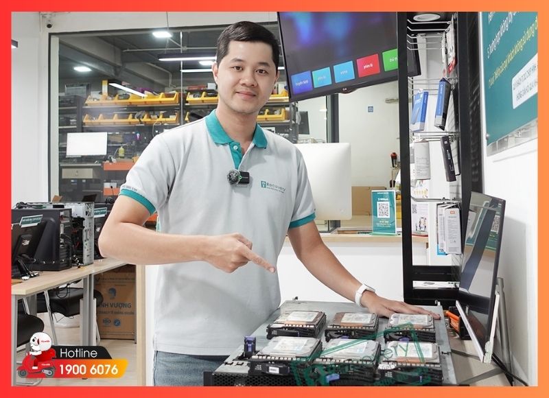 Các hạng mục dịch vụ khôi phục dữ liệu tại Vũng Tàu - iCare Center xử lý toàn diện