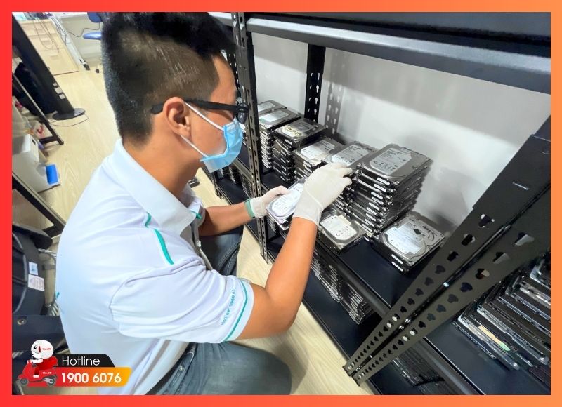 Hệ thống phòng Lab tiêu chuẩn phục vụ công tác phục hồi dữ liệu ở Bình Phước