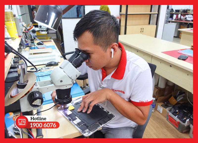 Quy trình thay camera sau iPad Mini 4 đạt chuẩn kỹ thuật tại iCare Center
