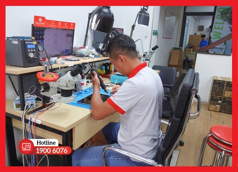 Quy trình thay camera trước iPad Air 1 chuyên sâu tại iCare Center