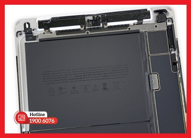 Cấu tạo chi tiết cụm camera trước của iPad Gen 7.