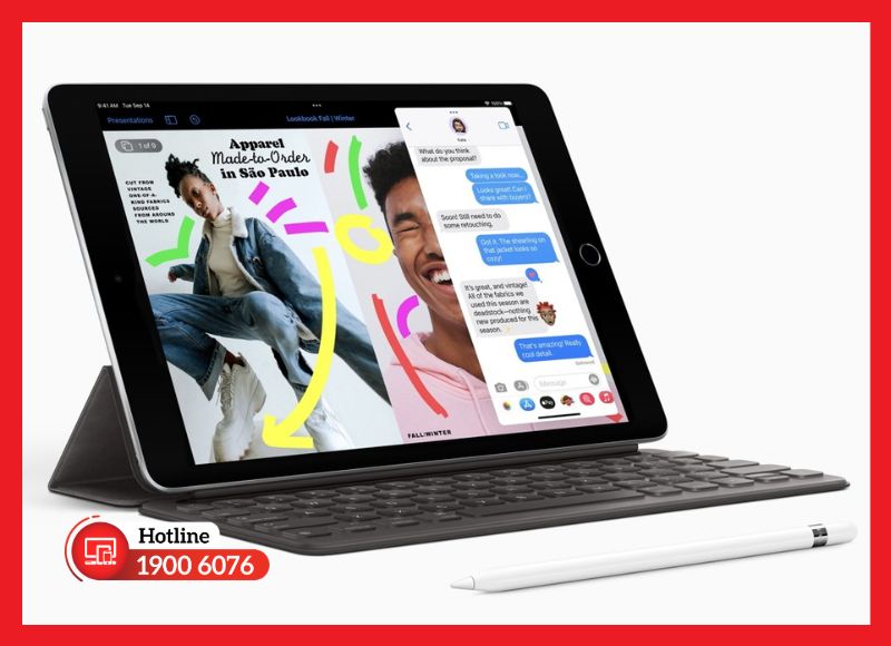 Camera trước iPad Gen 9 nâng cấp lên 12MP Ultra Wide, hỗ trợ Center Stage khi gọi video