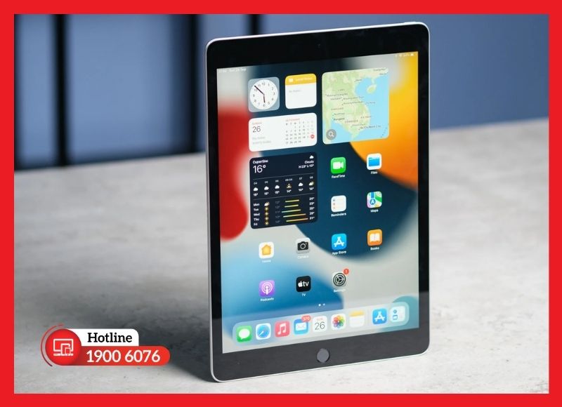 Thiết kế nút Home vật lý trên iPad Gen 9