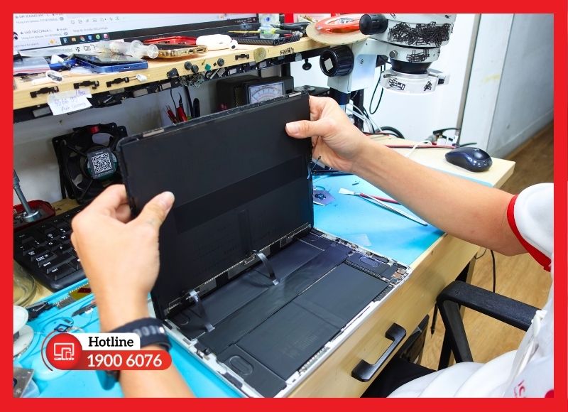 Dịch vụ thay cáp Home iPad Pro 10.5 minh bạch, thông báo Touch ID trước khi làm và hướng dẫn cài mật mã