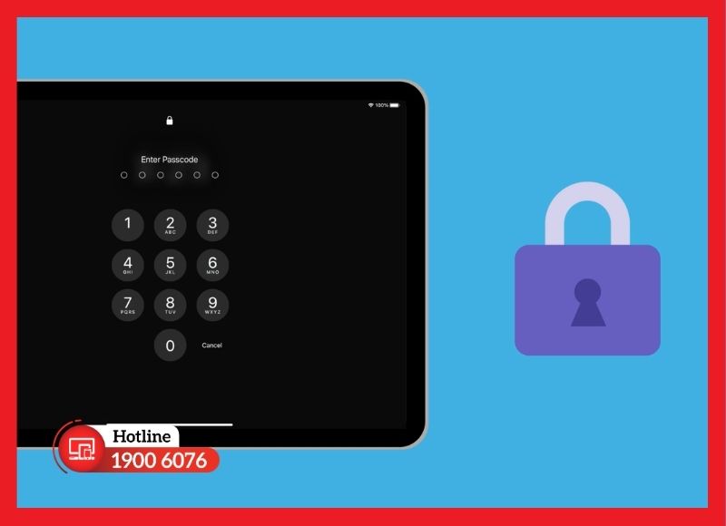Thiết lập passcode ngay sau khi thay cáp Home để bảo vệ máy khi Touch ID không còn hoạt động