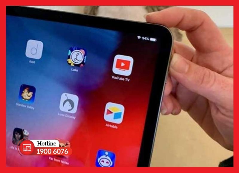 Cấu tạo và vị trí nút nguồn iPad Gen 6