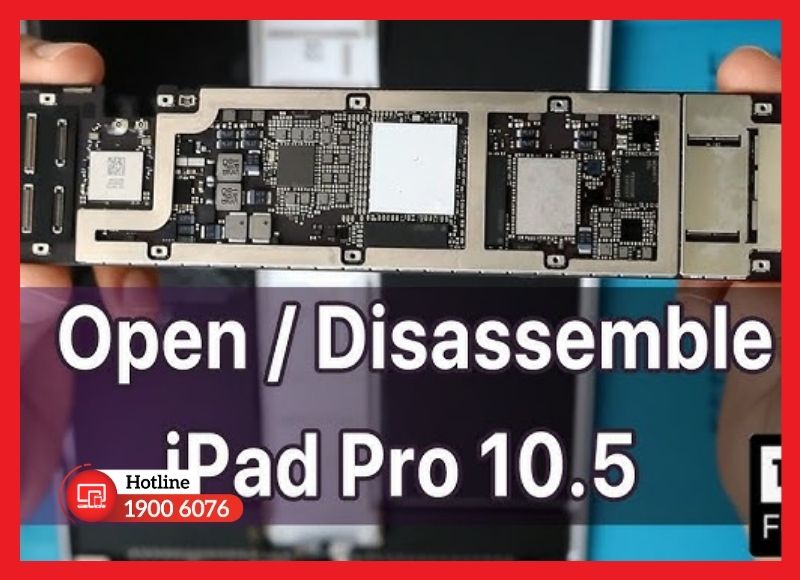 Kiểm tra lỗi kẹt bụi để quyết định thay jack tai nghe iPad Pro 10.5.