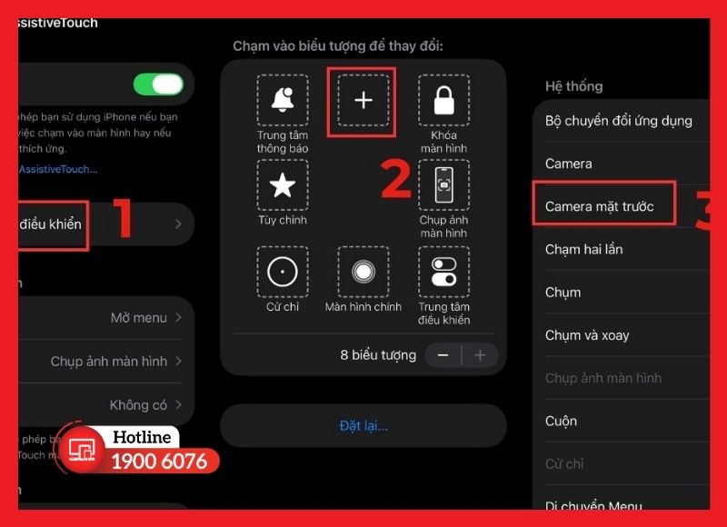 Hướng dẫn sử dụng phím ảo AssistiveTouch để bảo vệ độ bền sau khi thay cáp volume iPad Gen 8.