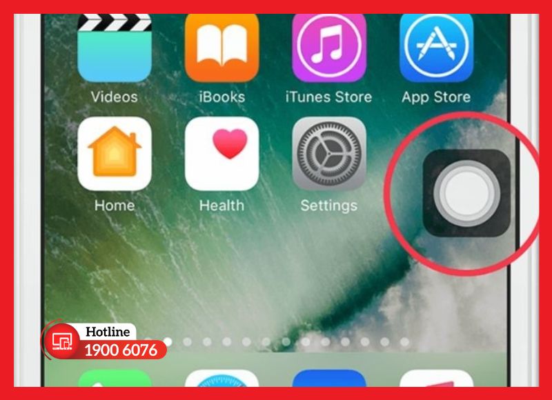 Sử dụng phím Home ảo AssistiveTouch và ốp lưng để bảo vệ nút âm lượng sau khi thay cáp volume iPad Mini 5.
