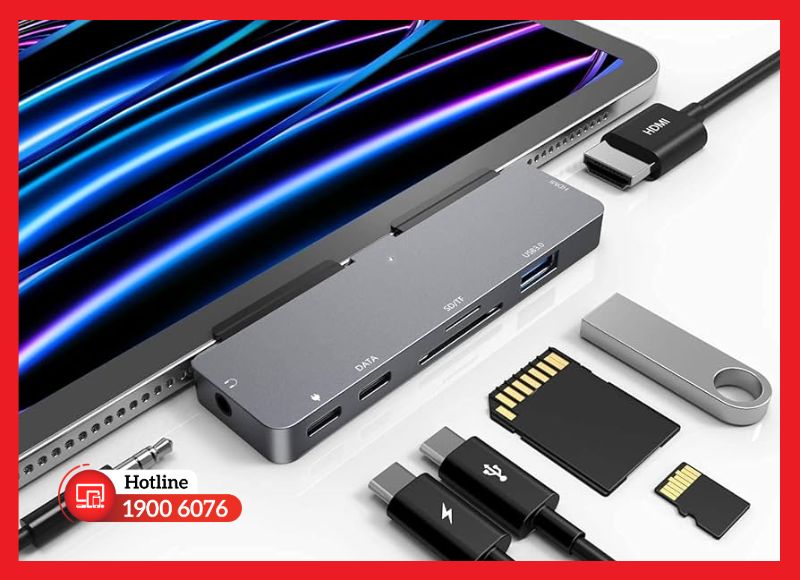 Cổng Thunderbolt / USB 4 iPad Pro M2 12.9: sạc 35W, truyền dữ liệu 40Gbps và xuất hình 6K ra Pro Display XDR