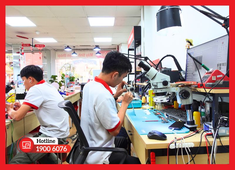 Dịch vụ ép cảm ứng iPad Pro M1 12.9 tại iCare Center, test Local Dimming và Apple Pencil toàn màn