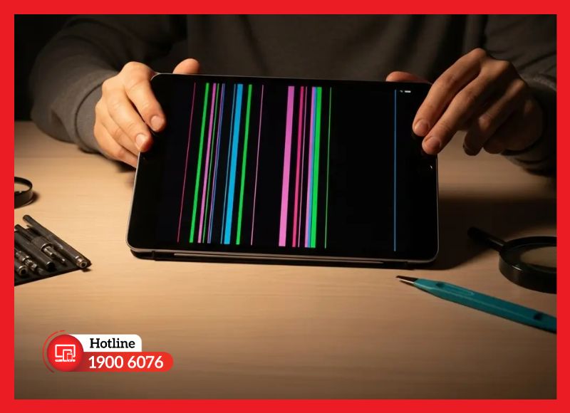 Dấu hiệu cần ép cảm ứng đa điểm toàn màn 12.9 inch