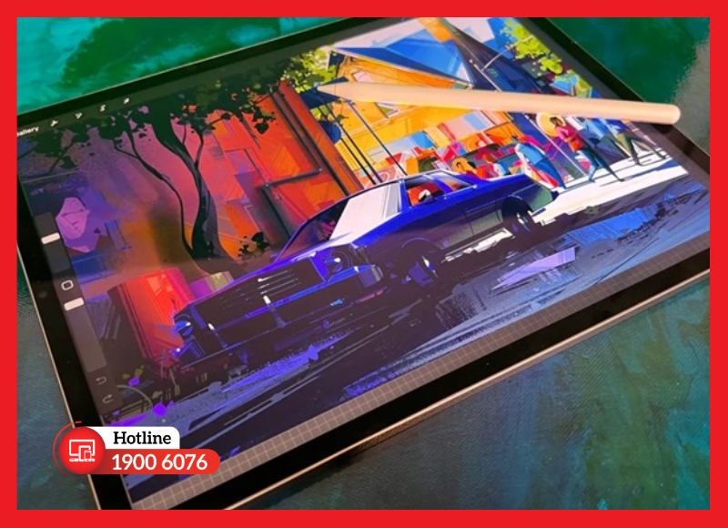 Test Apple Pencil toàn màn 12.9 inch sau 24 giờ và dán cường lực sau khi ép cảm ứng