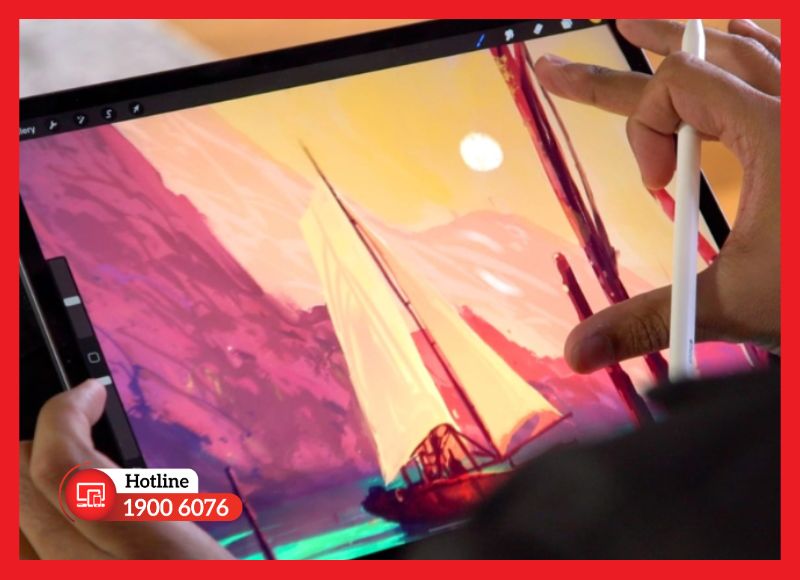 Nguyên nhân gây lỗi liệt vùng và đứt nét khi vẽ trên iPad Pro M2 12.9 do hỏng layer cảm ứng ITO