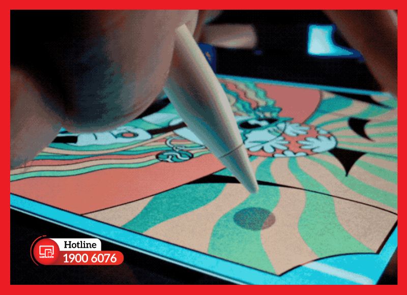 Kiểm tra Apple Pencil hover từ 12mm tại vùng liệt cảm ứng để xác định layer ITO hỏng hay layer hover hỏng