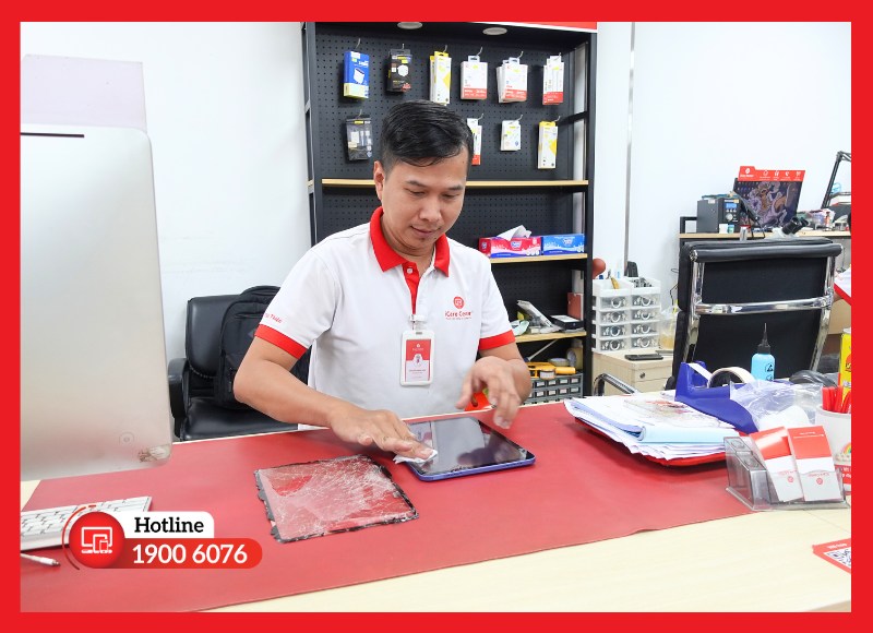 Địa chỉ ép kính iPad Air 2 uy tín, chuẩn kỹ thuật tại TPHCM