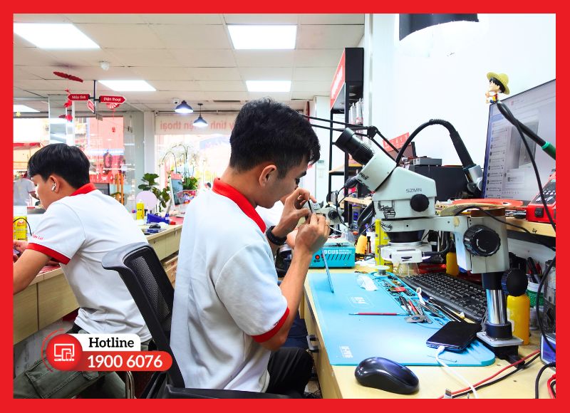 Quy trình ép kính iPad Pro 12.9 M2: test hover trước và sau khi ép, tư vấn cường lực tương thích hover