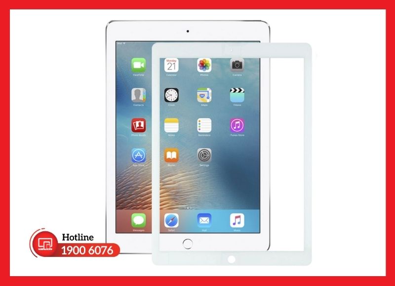 Cấu trúc màn hình ép nguyên khối sử dụng keo quang học OCA trên iPad Pro 9.7