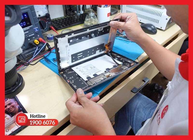 Quy trình thay loa iPad Air 1 chuẩn kỹ thuật, minh bạch tại iCare Center