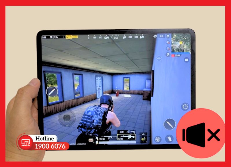 Dấu hiệu loa iPad Mini 6 bị rè, nhỏ tiếng hoặc mất âm thanh cần thay loa ngoài mới