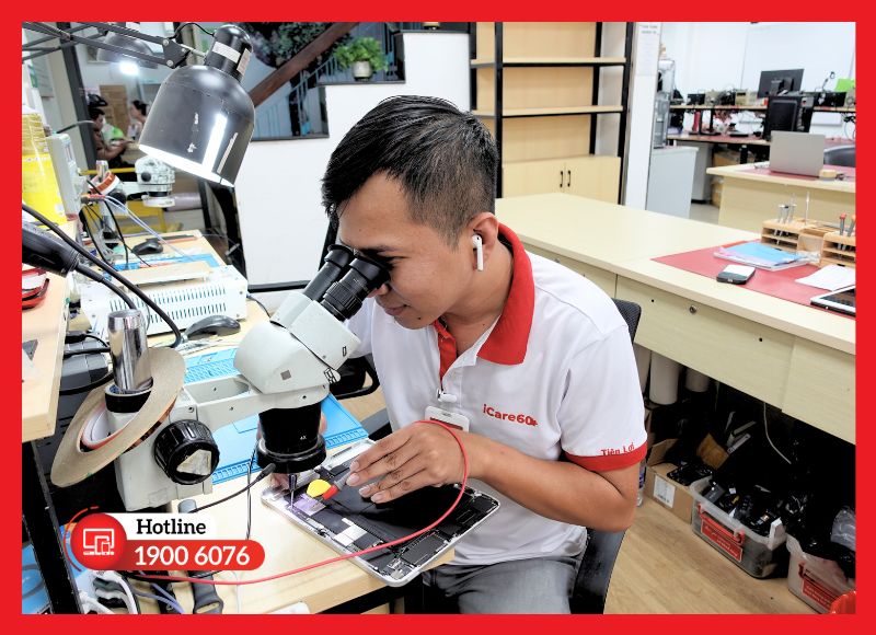 Quy trình thay hệ thống loa iPad Air 3 chuẩn kỹ thuật