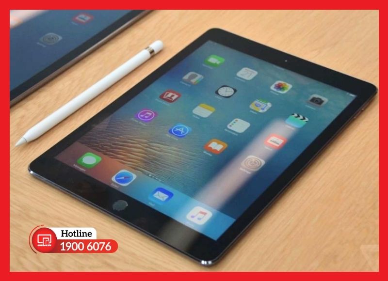 Cấu trúc màn hình liền khối ép chân không của iPad Pro 9.7 inch.