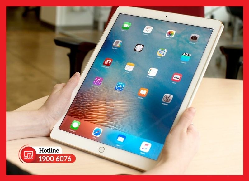 Các dấu hiệu lỗi hiển thị và cảm ứng trên iPad Pro 9.7 cần thay màn hình mới.
