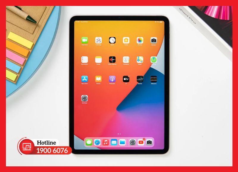 Màn hình Liquid Retina 120Hz ProMotion của iPad Pro 11 M1, không viền và không có nút Home