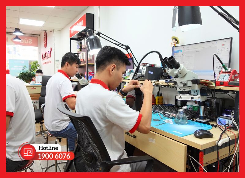 Dịch vụ thay màn hình iPad Pro M2 12.9 tại iCare Center, test Local Dimming và hover sau khi thay