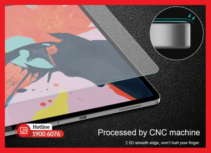 Dán cường lực tương thích hover và test Apple Pencil từ 12mm sau khi thay màn hình iPad Pro M2 12.9