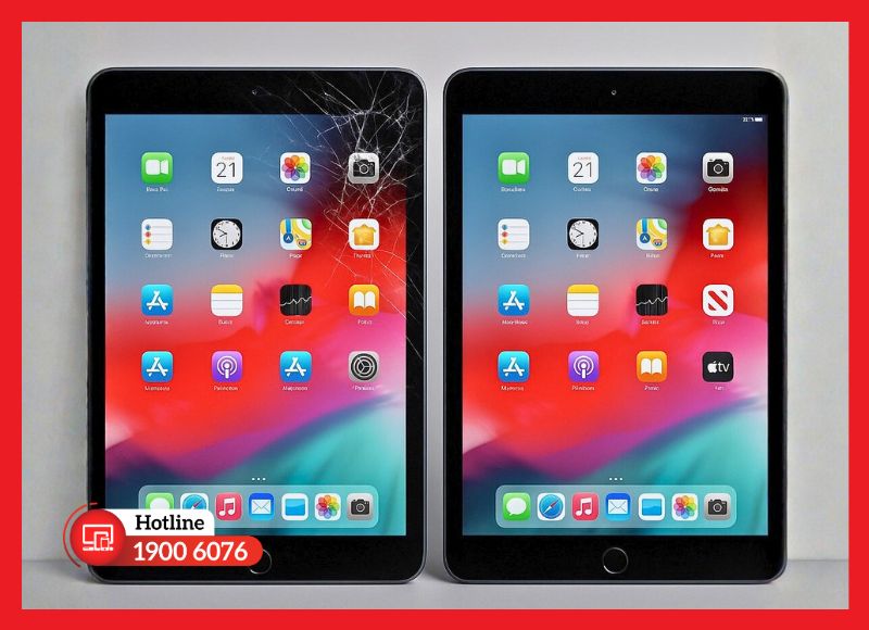 Thay mặt kính giúp giữ màn hình LCD zin và tiết kiệm chi phí