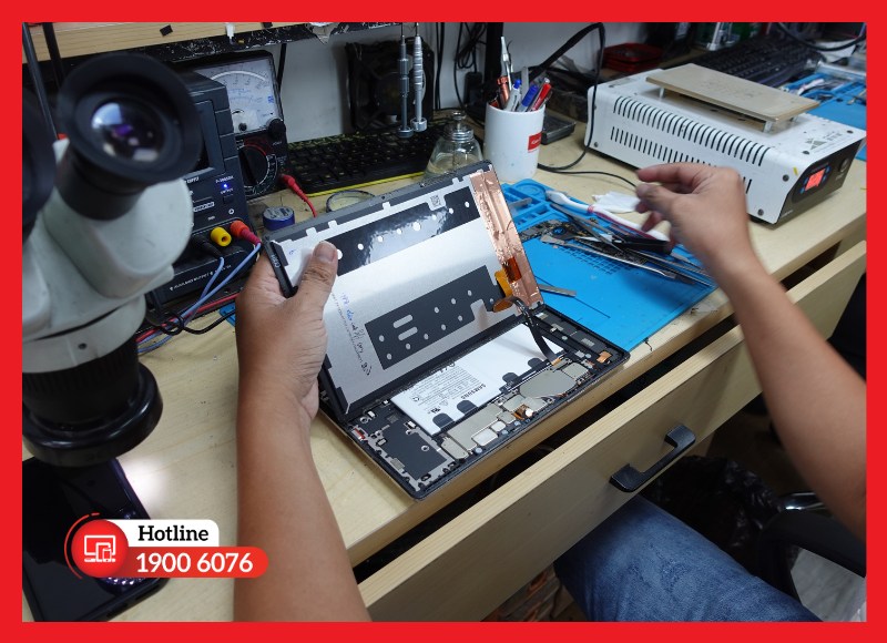 Quy trình thay nút nguồn iPad Air 2 đạt chuẩn kỹ thuật iCare Center