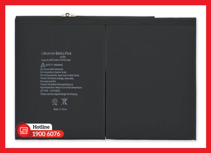 Thông tin cơ bản về pin iPad Gen 8