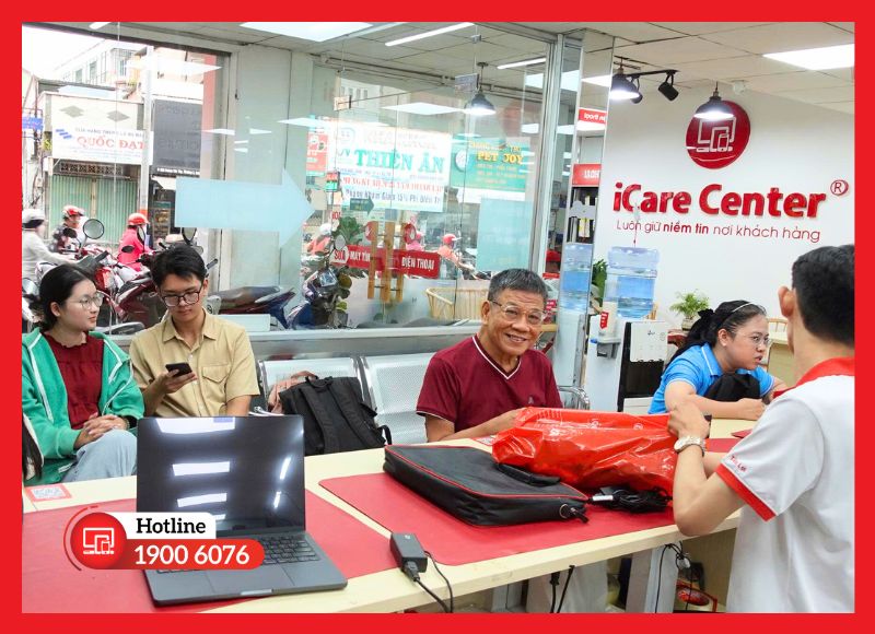 Cửa hàng iCare Center tiếp nhận thay pin iPad Mini 5 tại TPHCM