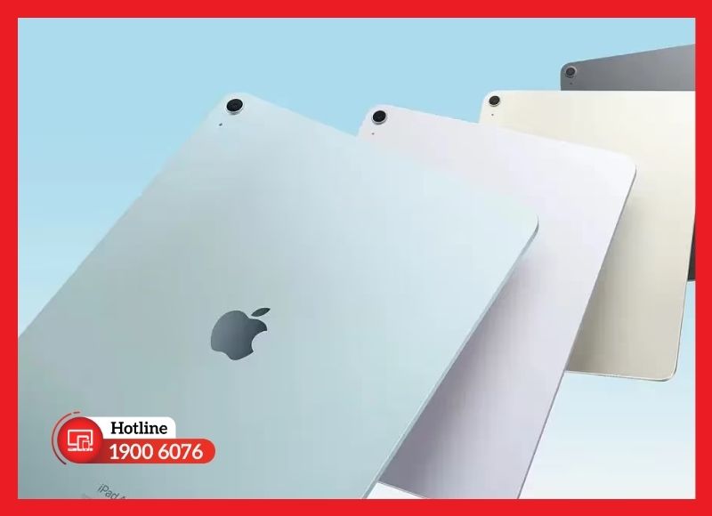 Vỏ nhôm iPad Gen 5 nguyên khối chắc chắn.