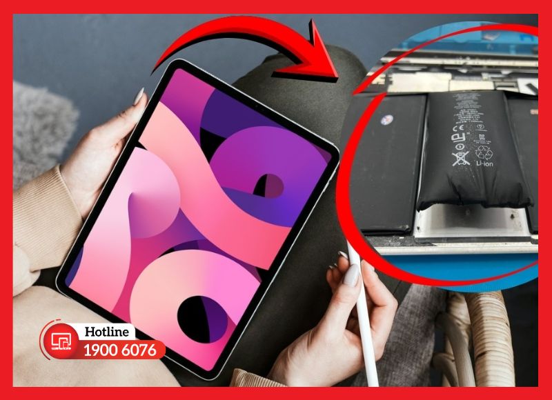 Vỏ iPad Mini 6 phồng vỏ do pin hư - nguy cơ cháy nổ cao